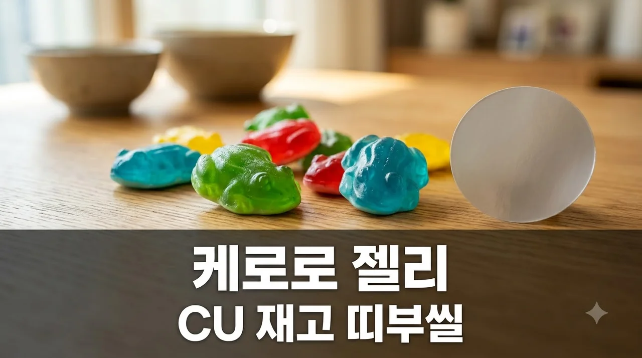 케로로 마스코트 젤리 파는곳 가격 띠부씰 종류 CU 재고 조회 꿀팁