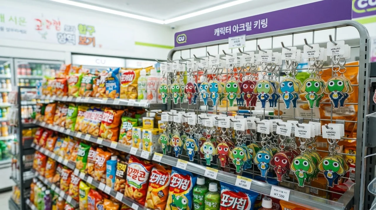 어릴 적 추억의 개구리 중사, CU 케로로 키링 완벽 탐구