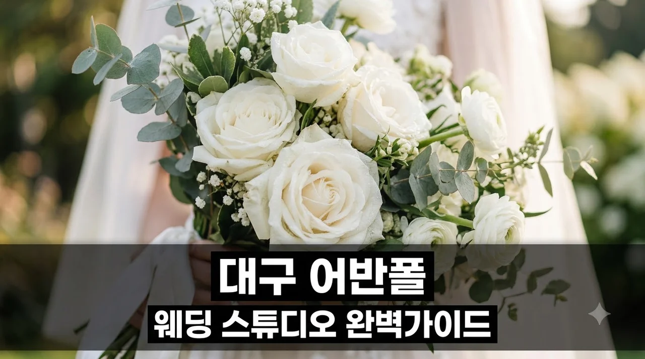 대구 어반폴 웨딩 스튜디오 견적 가격부터 촬영 꿀팁 총정리