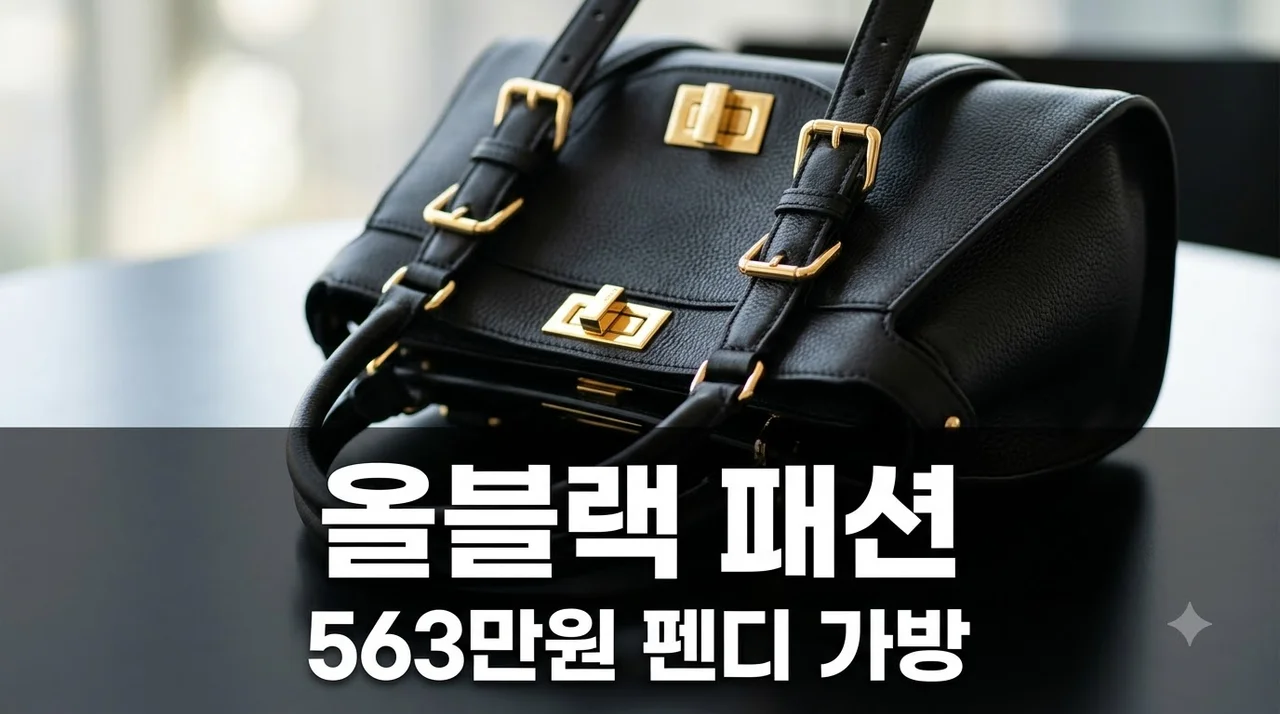 차정원 올블랙룩 563만원 펜디 가방 시크한 명품 스타일링 분석