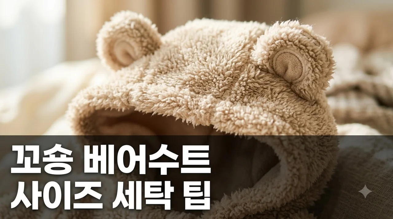 꼬숑 베어수트 사이즈 선택법부터 변형 없는 세탁 팁까지 출산선물 완벽 가이드