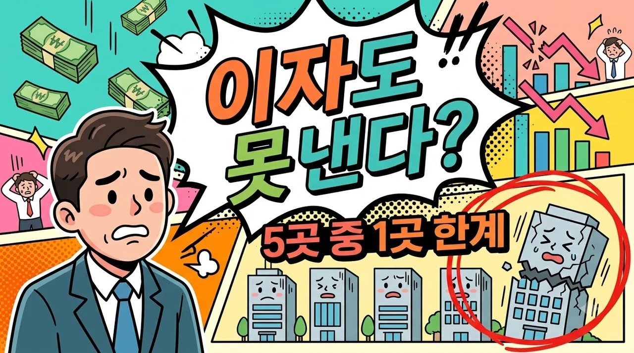 번 돈으로 이자도 못 갚는데.. 5곳 중 1곳 충격적인 한계기업 정체