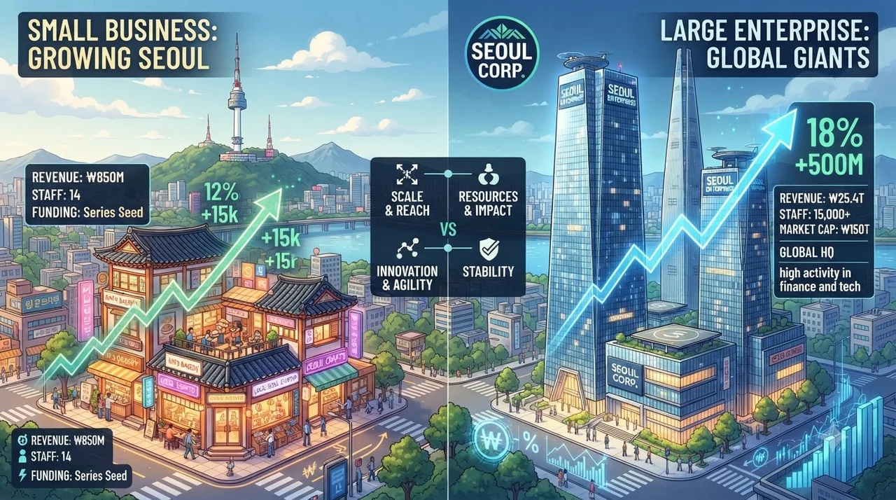 대기업 vs 중소기업: 한계기업 비중 변화 비교