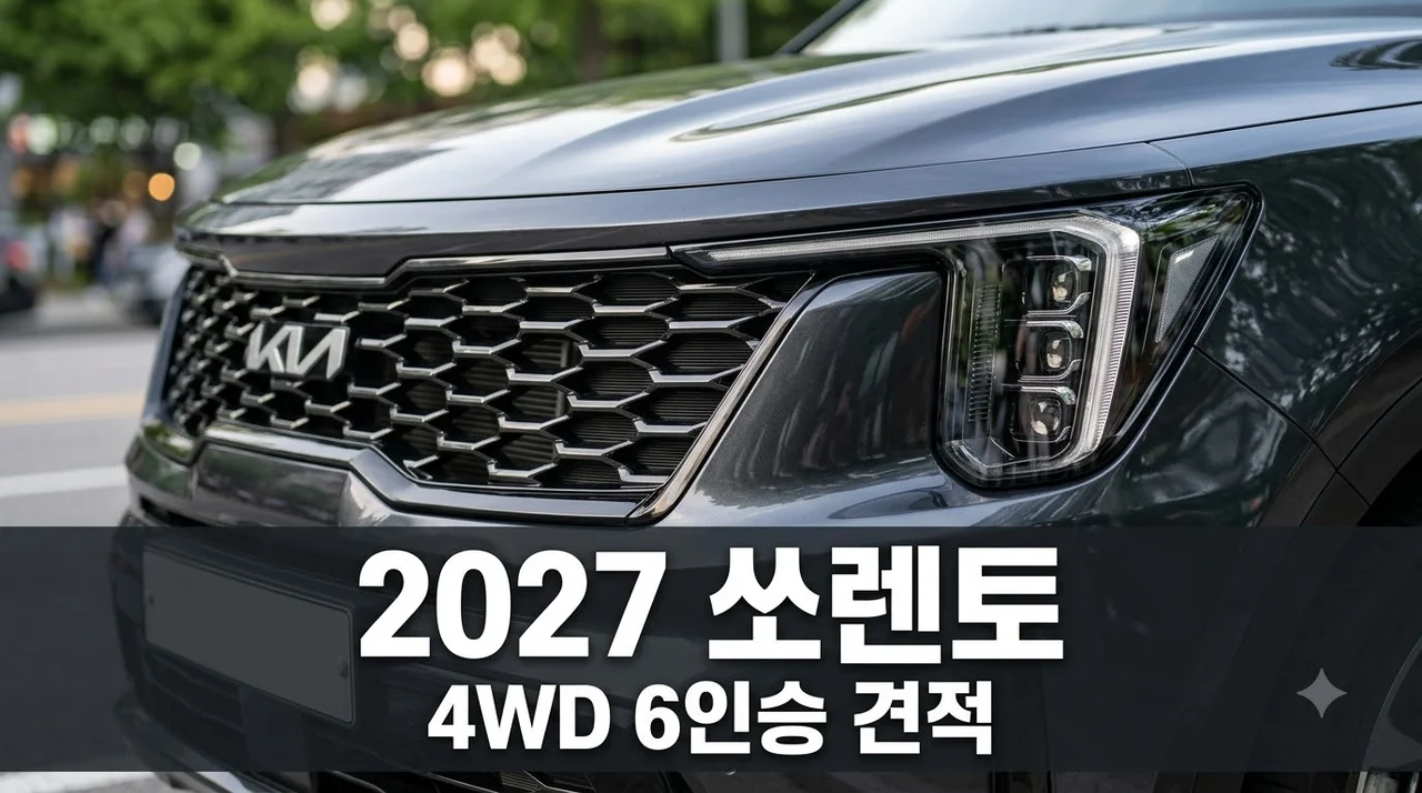 어머나! 2027 쏘렌토 3641만원 출시? 4WD·6인승 넣고 견적 뽑아보니..