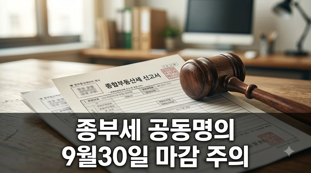종부세 공동명의 9월30일 마감.. 18억 공제와 80% 세액공제 중 뜻밖의 승자는?
