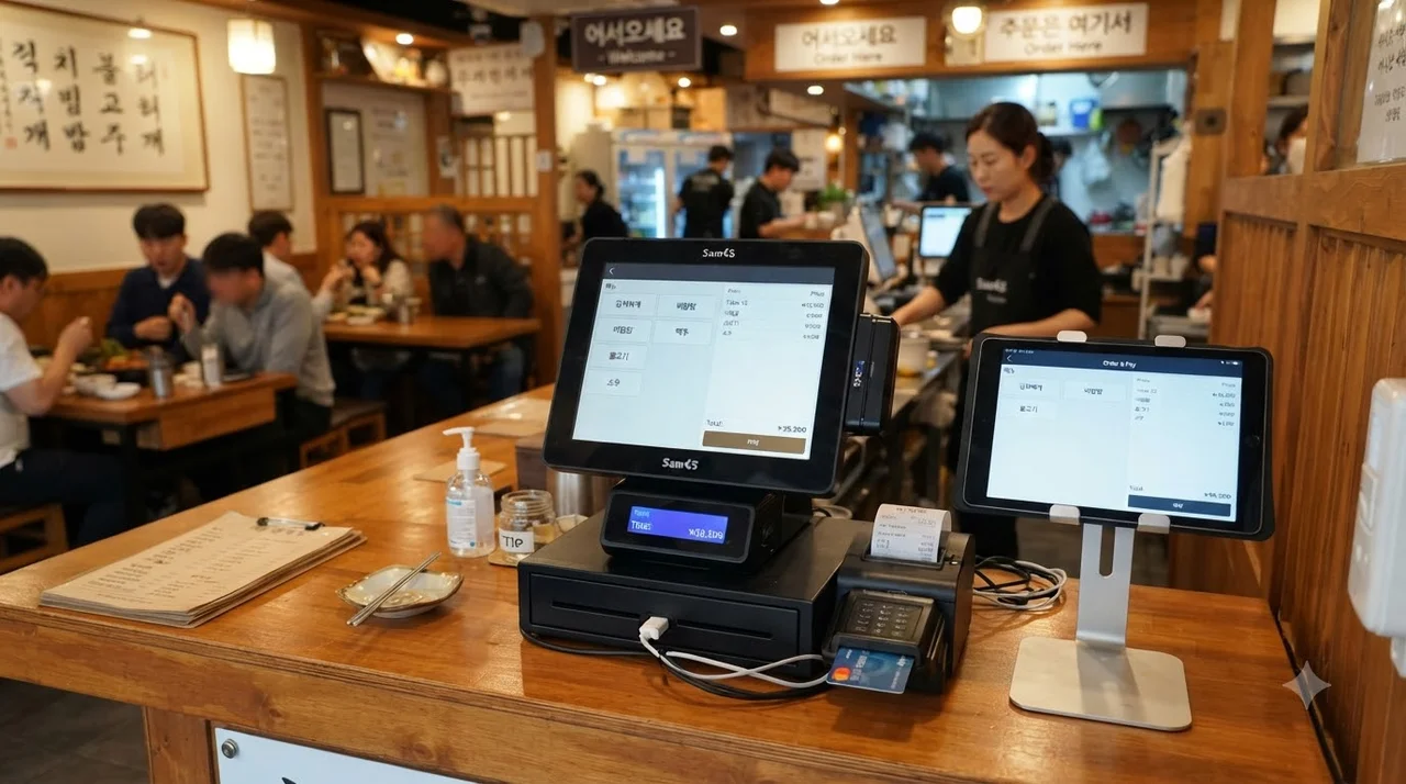 매장 통신 및 SK쉴더스 연계 서비스 구성 비교