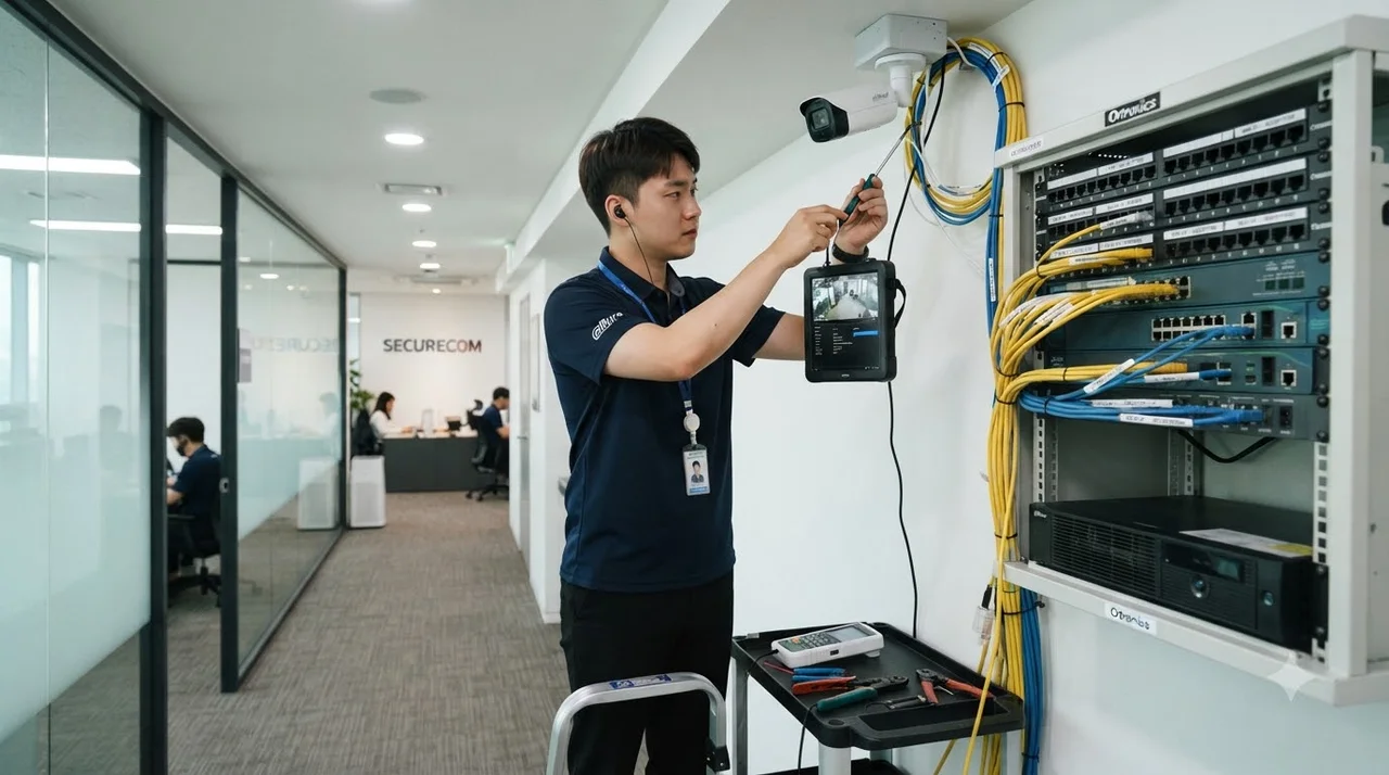 사무실 CCTV와 NAS 네트워크 통합 구축 4단계