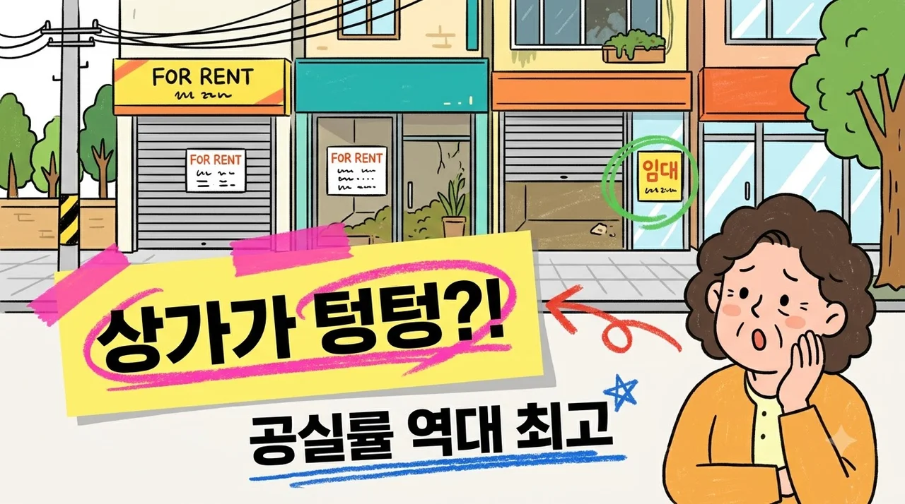 월세 낮춰도 텅텅.. 강원도 상가 공실률 15.47% 돌파한 까닭