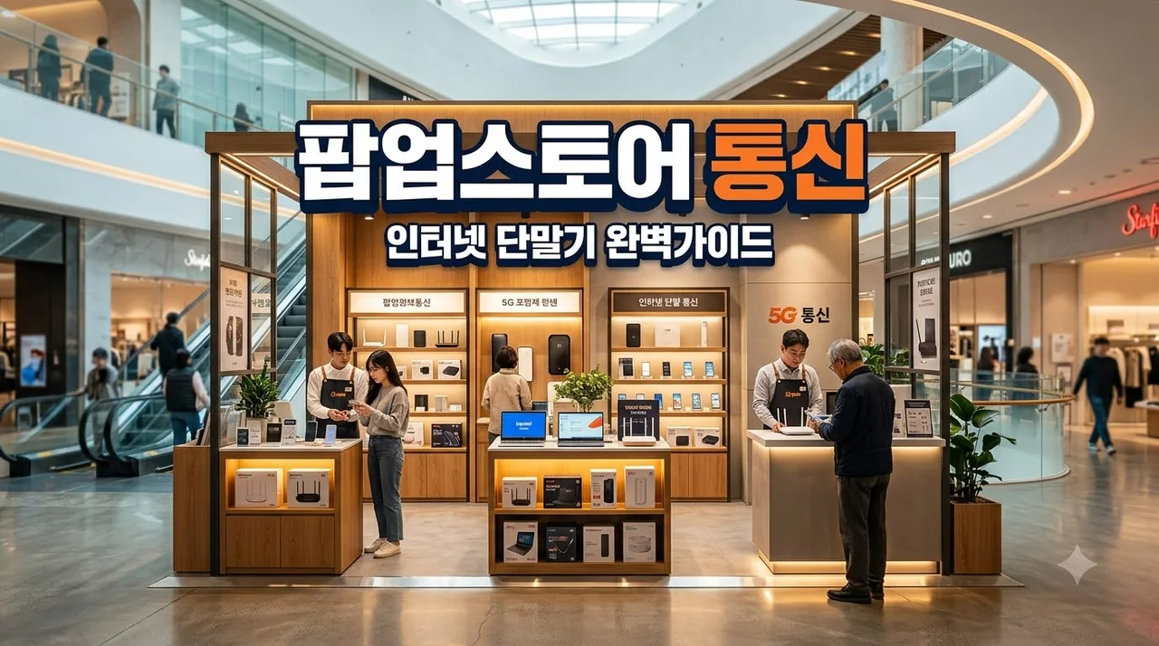 팝업스토어 인터넷·카드단말기 단기 설치 체크리스트 총정리 (2026년 기준)