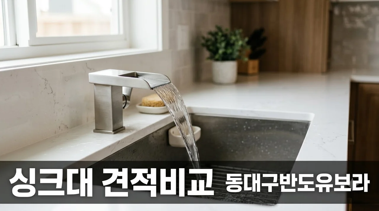 동대구반도유보라 싱크대 주방 리모델링 비용 견적 차이와 추천 시공법