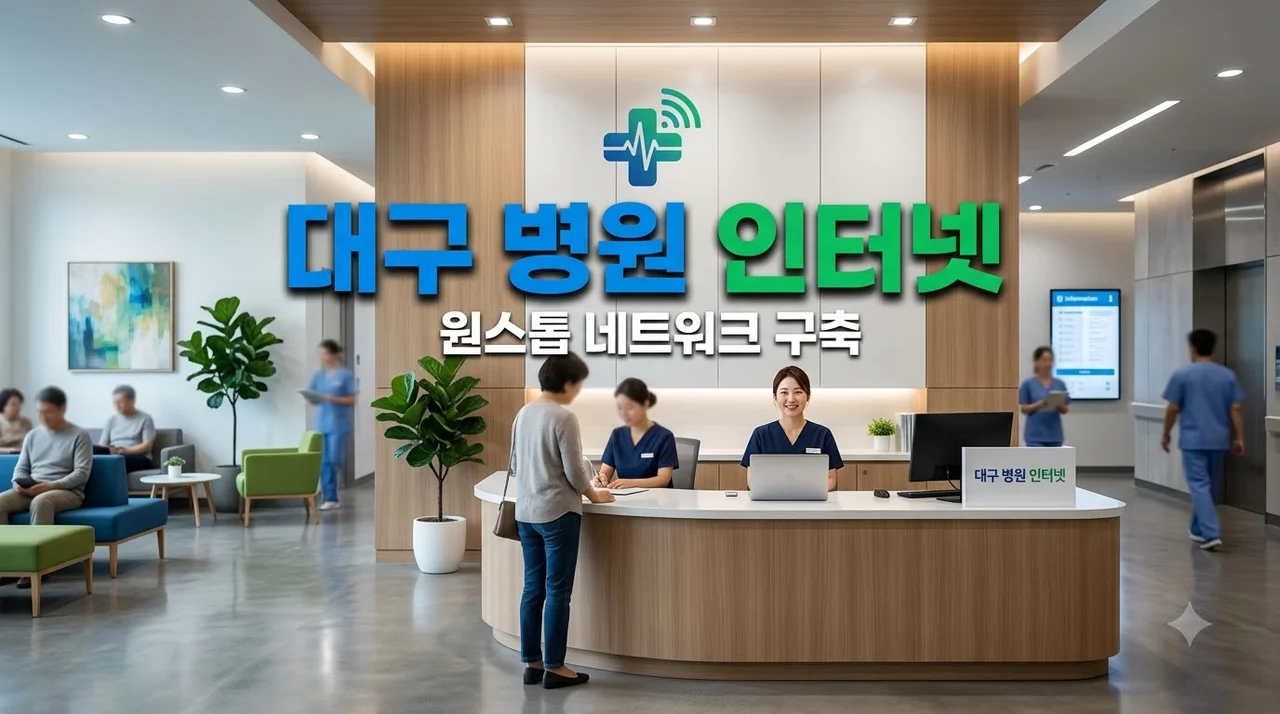 대구 동구 병원 인터넷가입 및 네트워크·전화·보안 연계 구축 가이드
