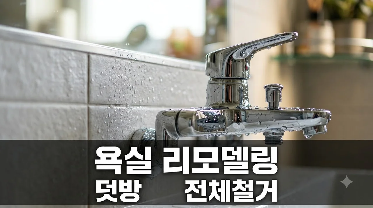 대구 중구 e편한세상대신 욕실 덧방 전체철거 바탕면 고르는 기준