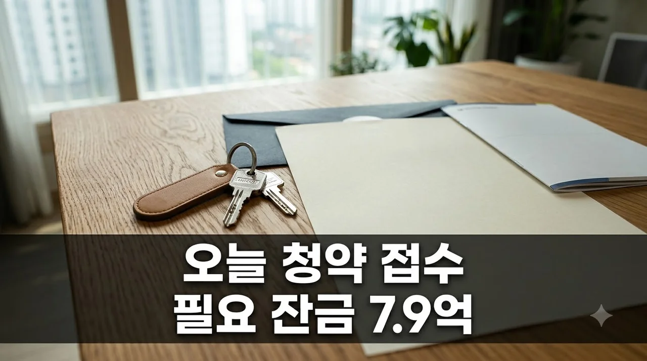 과천푸르지오벨라르테 오늘청약 99B 9억8473만원.. 잔금 7.9억 진짜일까?