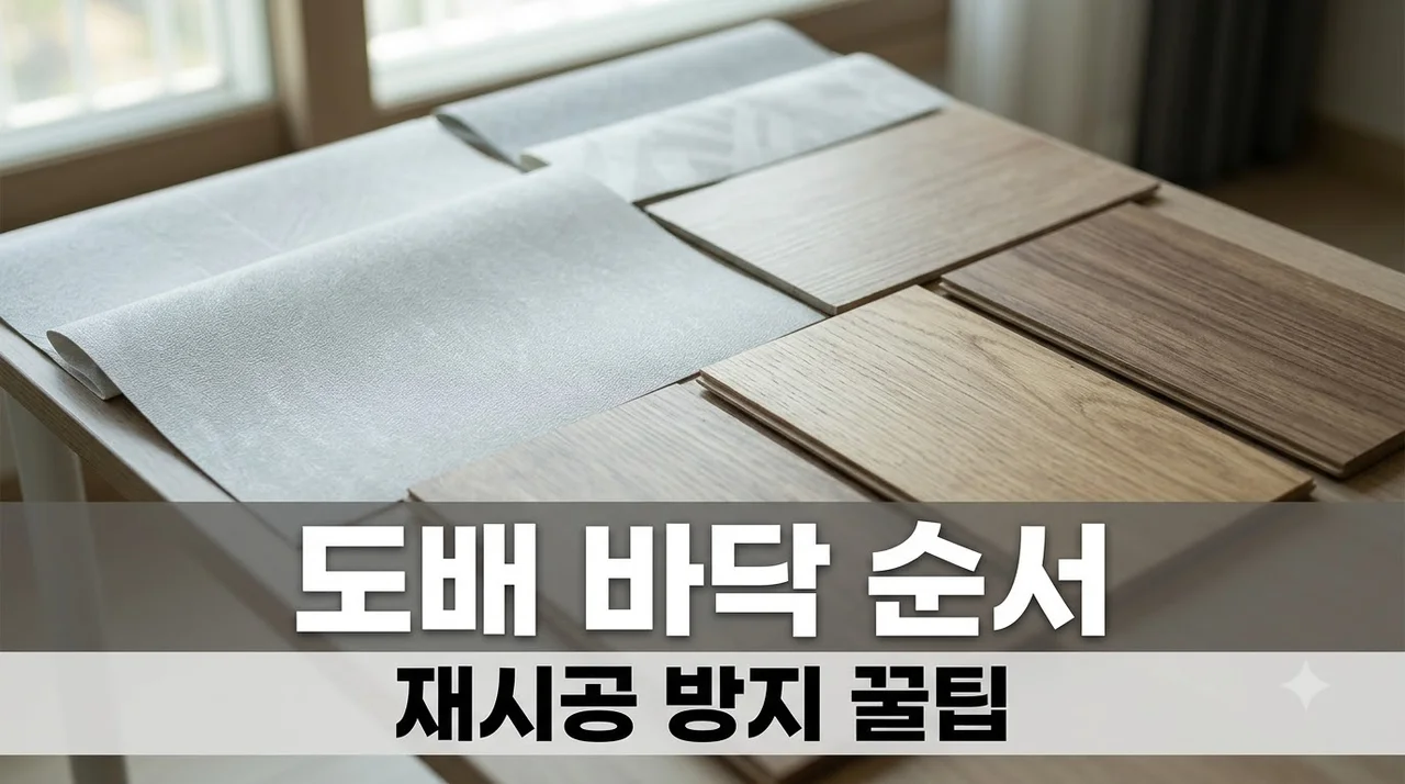 e편한세상두류역 도배 바닥 시공 순서 완벽 정리! 재시공 방지 팁