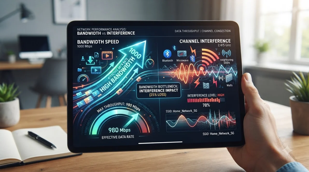 인터넷 속도와 무선 Wi-Fi 채널의 결정적 차이