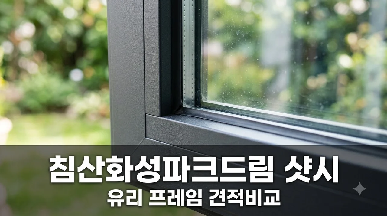 대구 북구 침산화성파크드림 샷시 창호 교체 유리 프레임 철거 견적 비교