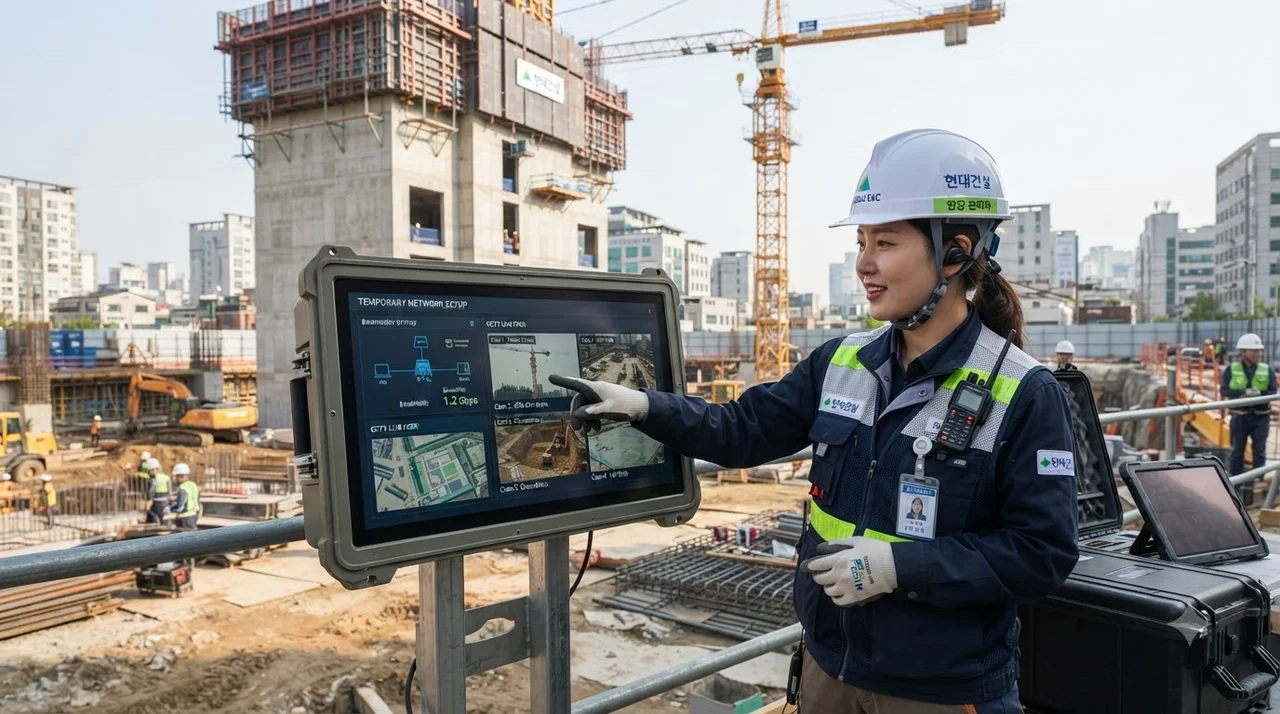 건설현장 임시 인터넷과 현장 CCTV, 단번에 해결하는 핵심 요약