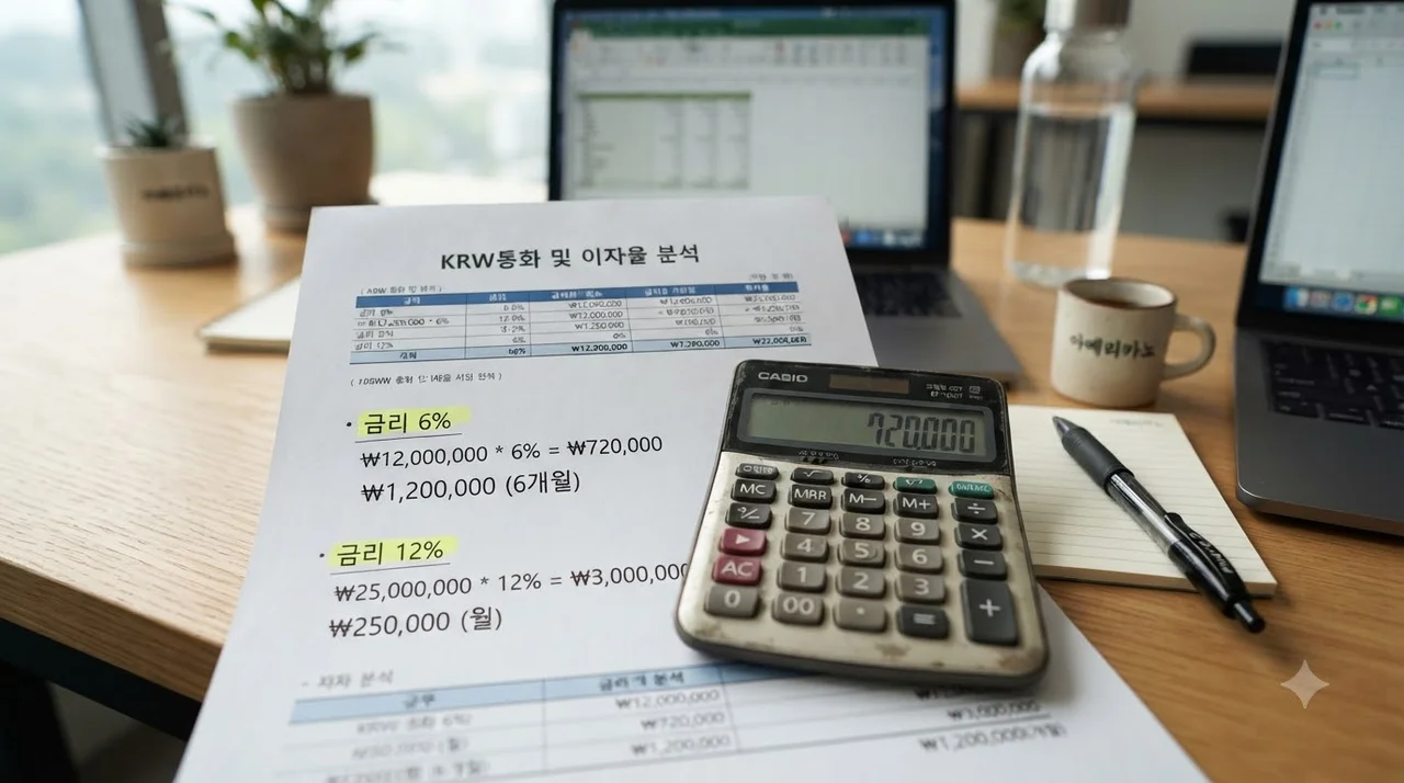 6% vs 12% 실제 수령액 상세 비교