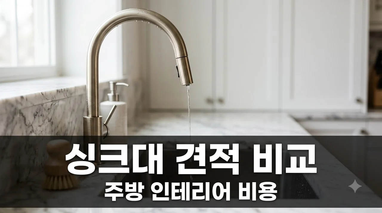 서대구역센텀화성파크드림 싱크대·주방 비용·견적 차이는?