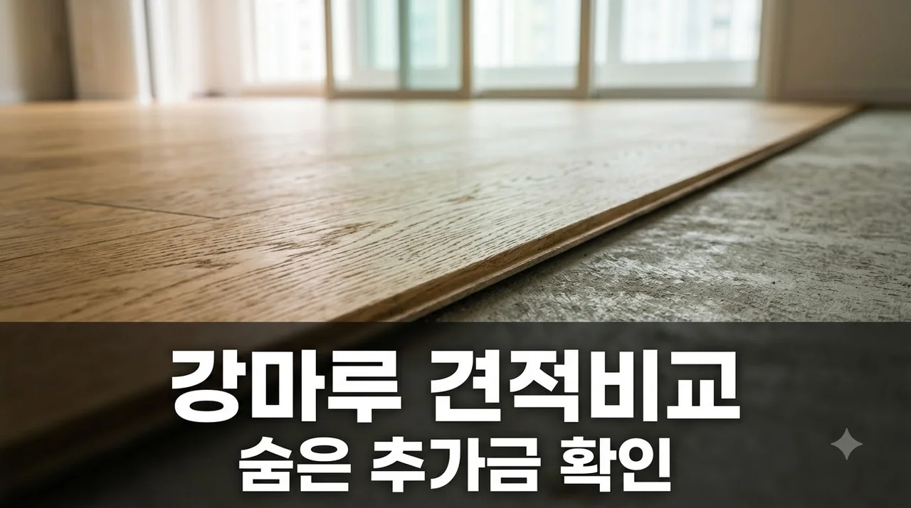 대구 중구 대신센트럴자이 강마루 견적, 150만원 차이 난 뜻밖의 이유..