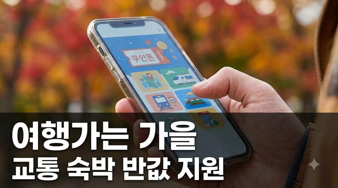 2026 여행가는 가을 혜택 총정리, 교통 숙박 반값 지원금 받는 법